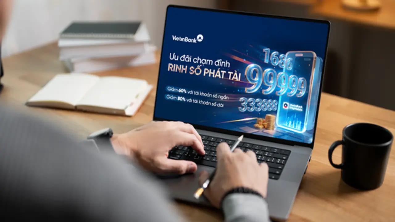 Cơ hội sở hữu tài khoản số đẹp từ ưu đãi lớn nhất năm của VietinBank