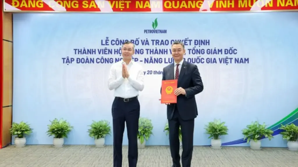 Công bố và trao quyết định Tổng Giám đốc Petrovietnam