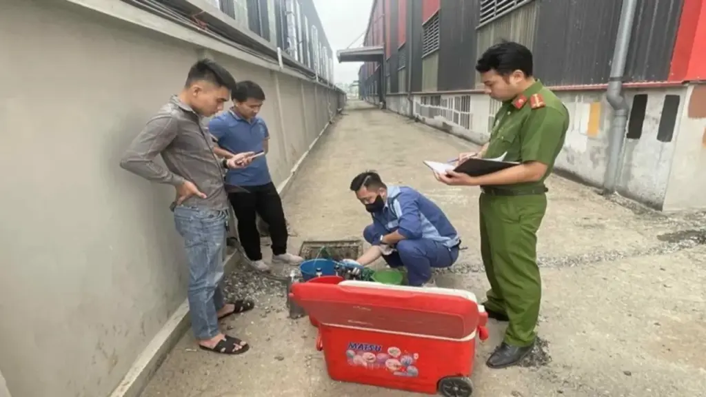 Doanh nghiệp bị phạt gần 100 triệu đồng vì xả thải ra môi trường
