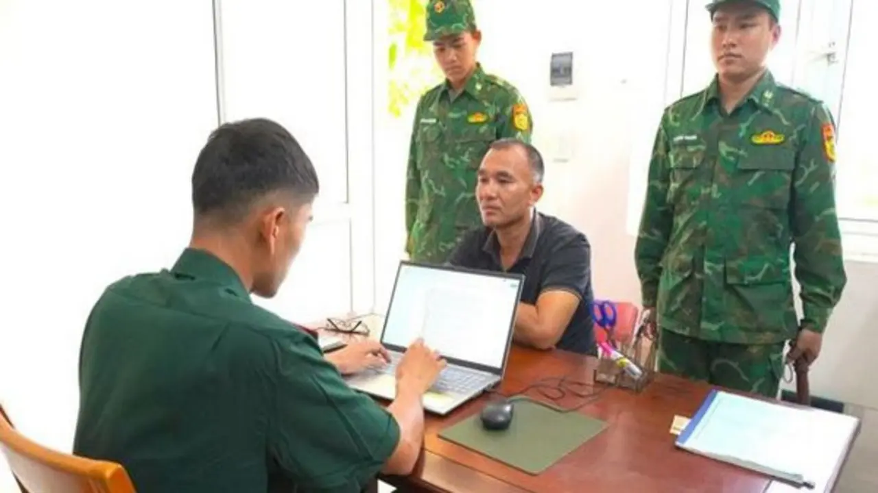 Đồn Biên phòng cửa khẩu Mỹ Quý Tây bắt giữ đối tượng có quyết định truy tìm