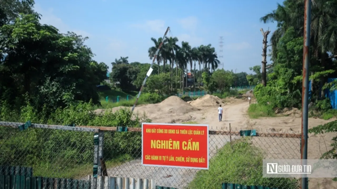 Hà Nội: Rào chắn loạt bãi cát tại xã Thiên Lộc