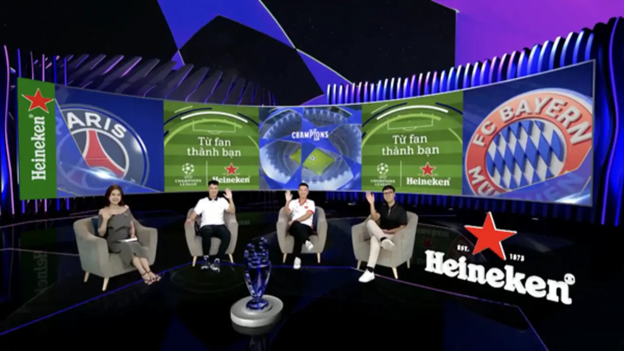 Heineken mở FanStation - Chiêu đãi fan trải nghiệm Chung kết UEFA Champions League PSG vs Arsenal