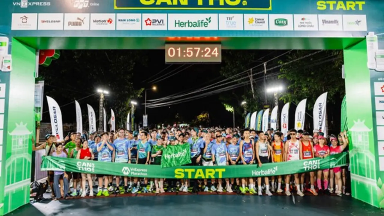 Herbalife Việt Nam tiếp tục lan tỏa lối sống năng động tại VnExpress Marathon Cần Thơ 2026