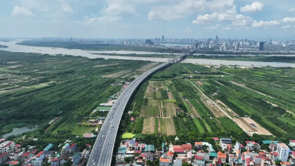 Hiện trạng bờ sông Hồng trước quy hoạch đại lộ cảnh quan