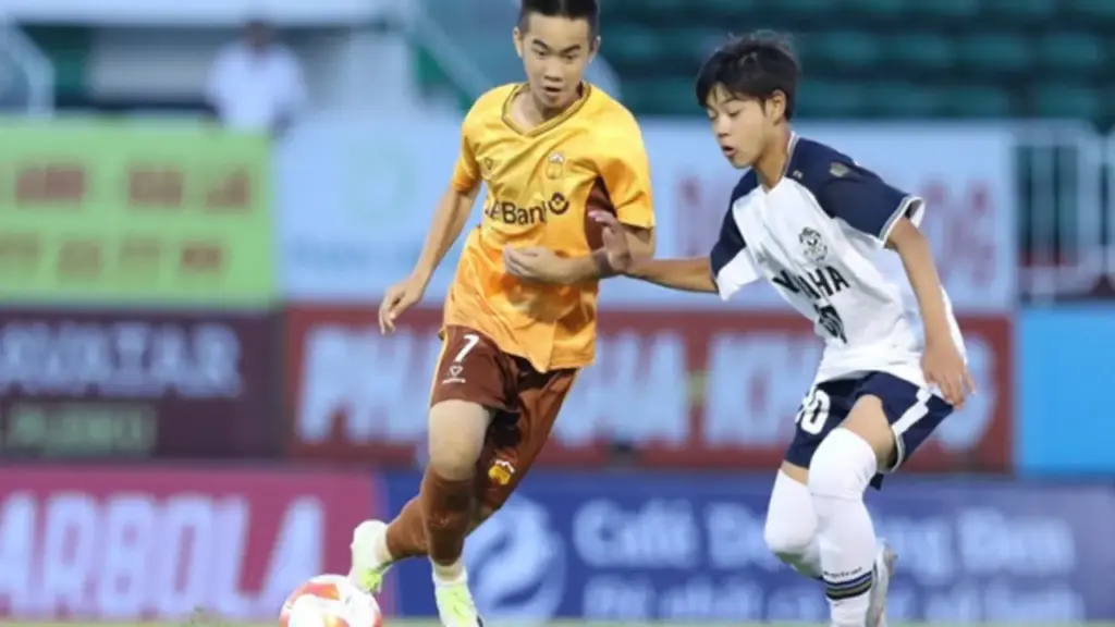 HLV Kim chứng kiến cháu của Văn Toàn ghi bàn, U.14 HAGL thắng đẹp U.14 Jubilo Iwata