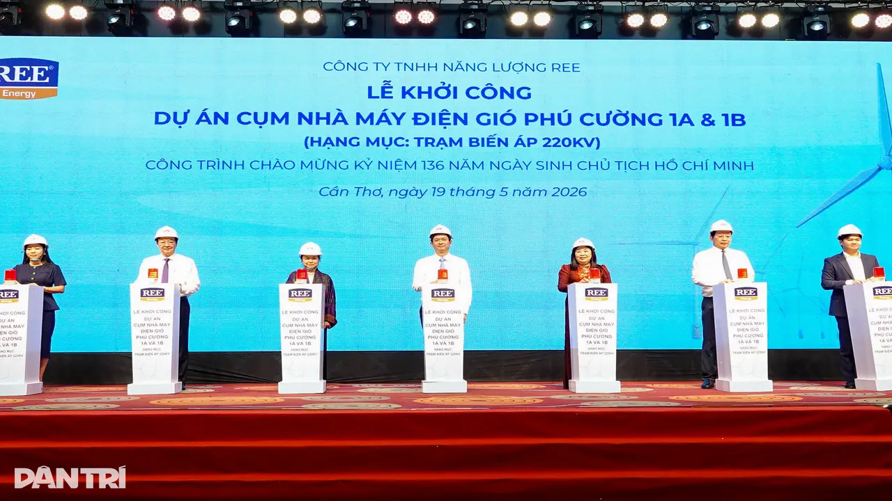 Khởi công 2 dự án điện gió vốn gần 24.000 tỷ đồng ở Cần Thơ