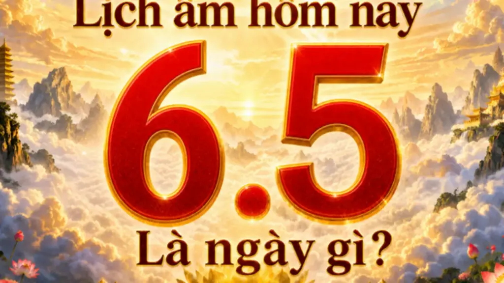 Lịch âm hôm nay: Ngày 6.5 là ngày gì mà nhiều người quan tâm?