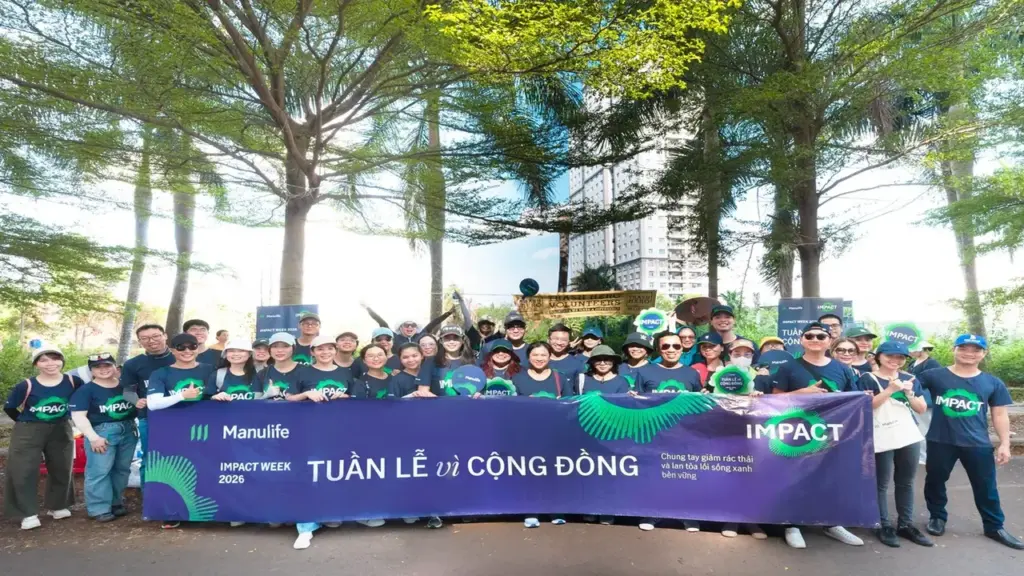 Manulife Việt Nam nhận giải thưởng quốc tế về hoạt động cộng đồng
