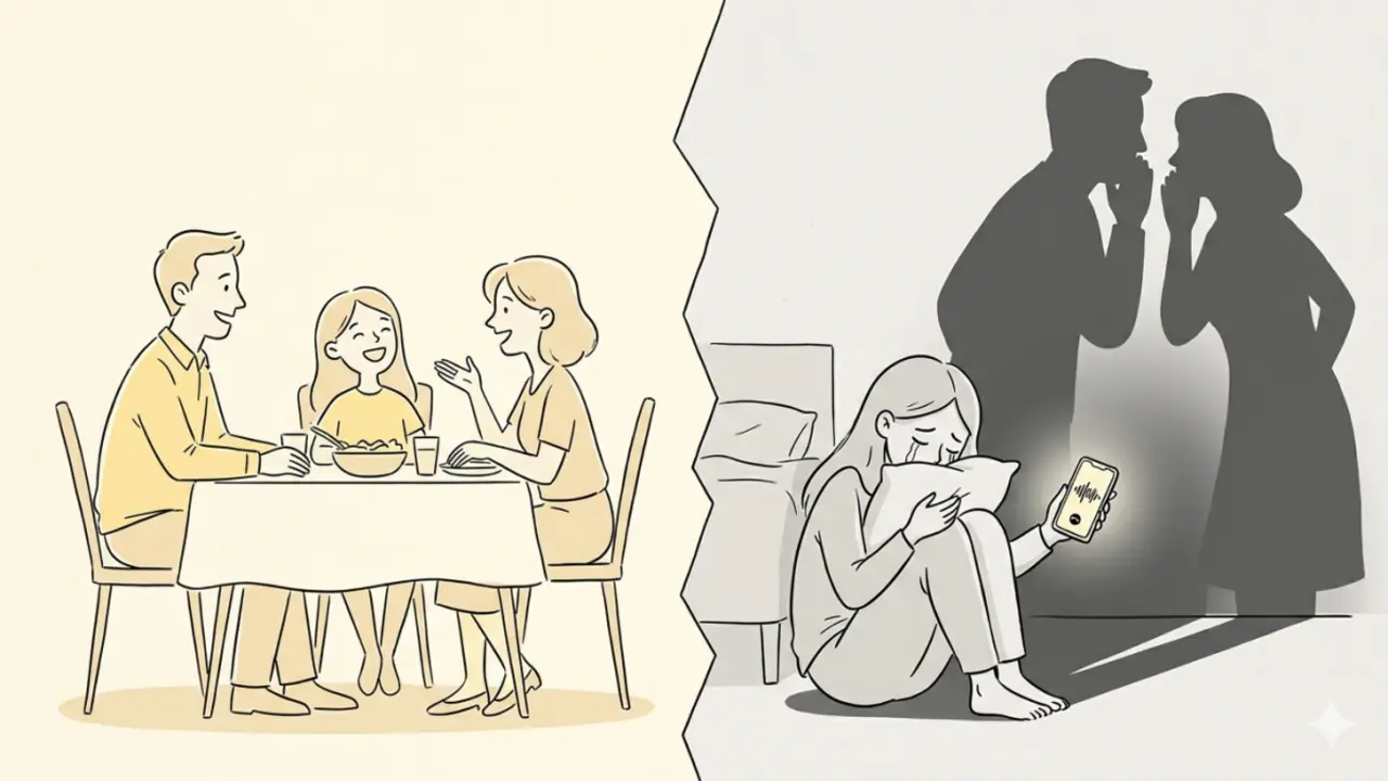 Mẹ ngoại tình với người đàn ông có vợ con
