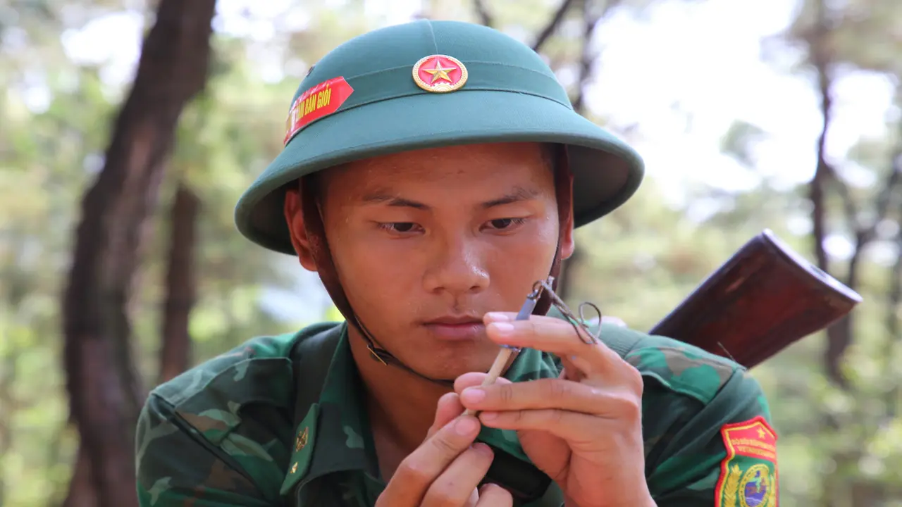 Một ngày của tân binh biên phòng