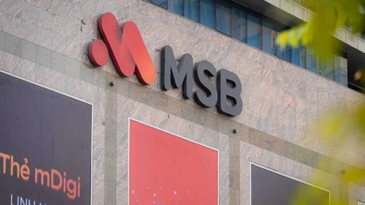 MSB lãi gần 1.900 tỷ đồng quý I/2026