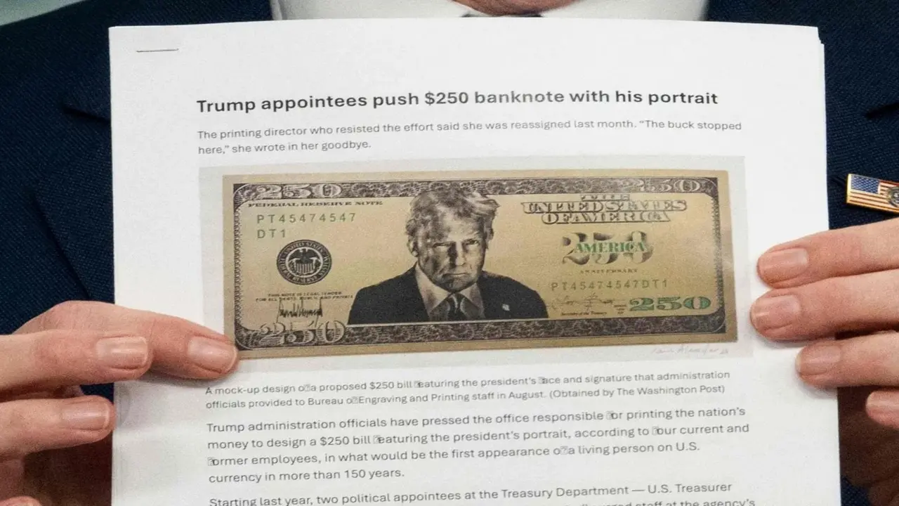 Mỹ dự định in hình ông Trump lên tờ tiền 250 USD