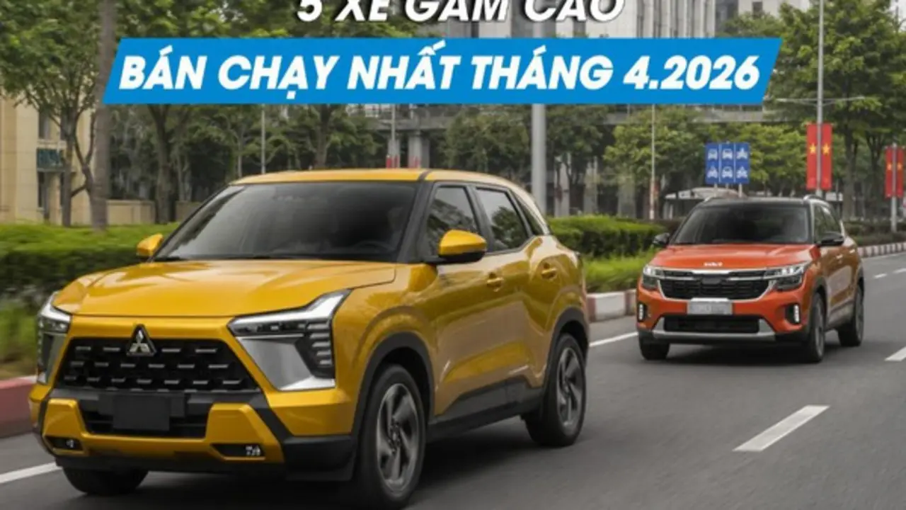 Người Việt ưa chuộng xe gầm cao nào nhất tháng 4.2026?