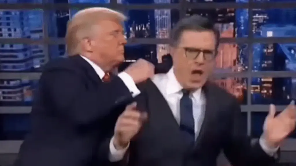 Ông Trump đăng video AI 'ném người dẫn chương trình vào thùng rác'