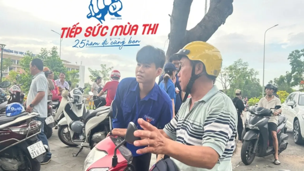 Phụ huynh cũng được tiếp sức mùa thi