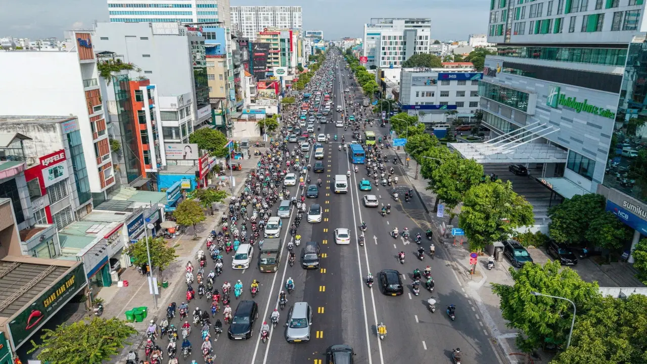 Phương án phân làn đường đảo chiều đầu tiên ở TP HCM