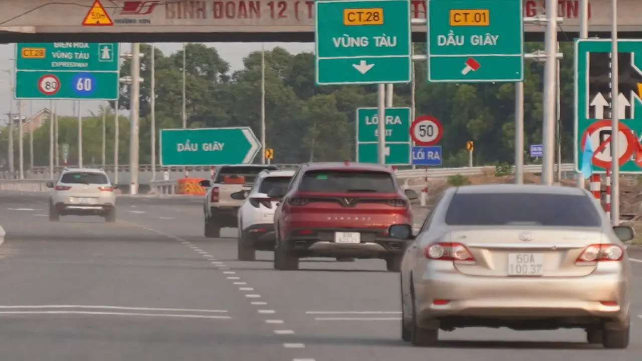 Sáng nay chưa mở được nút giao Long Thành để đi vào cao tốc Biên Hòa - Vũng Tàu