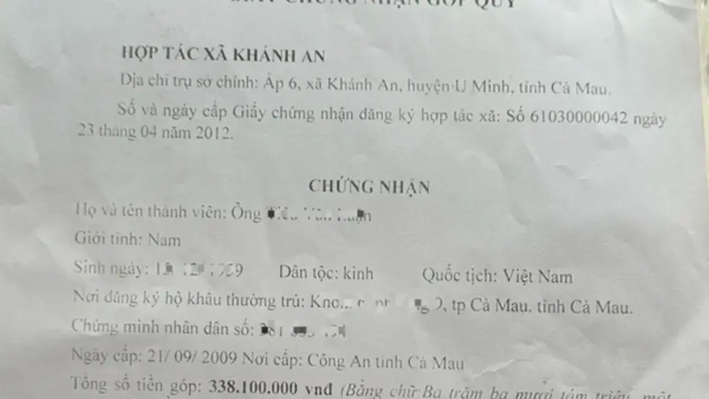 Sắp xử vụ Việt kiều Mỹ kiện đòi hơn 3,4 tỉ đồng tiền lợi nhuận hợp tác xã