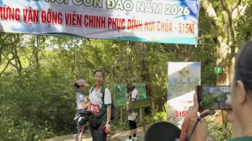 Sôi nổi giải leo núi Côn Đảo năm 2026: Chinh phục đỉnh Núi Chúa