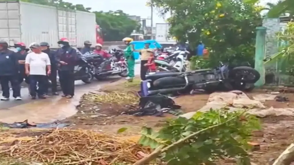 Tai nạn trong đoàn môtô đi dự lễ hội, một người chết