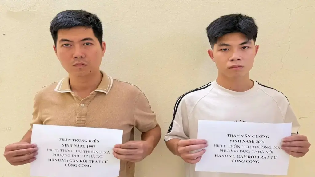 Tạm giữ hình sự 2 anh em vụ hành hung người phụ nữ ôm con nhỏ ở Hà Nội