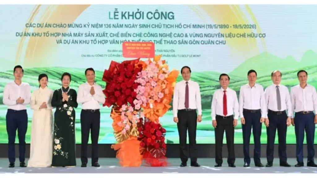 Thái Nguyên có dự án 'khủng' 1.200 tỉ đồng làm chè hữu cơ, sân golf Quân Chu