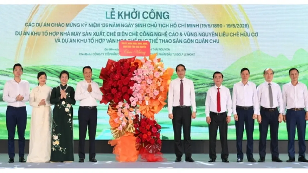 Thái Nguyên có dự án 'khủng' 1.200 tỉ đồng làm chè hữu cơ, sân golf Quân Chu