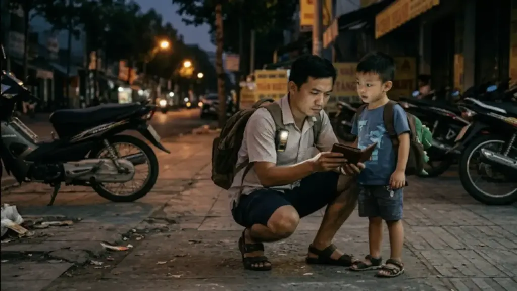 Tôi áy náy vì nhặt được chiếc ví không có số điện thoại bên trong