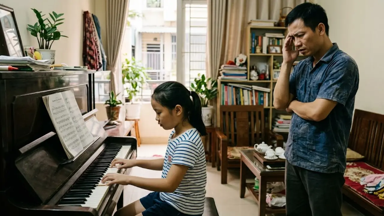 Tốn 75 triệu cho con học piano rồi suốt ngày đánh 'Con bướm vàng'
