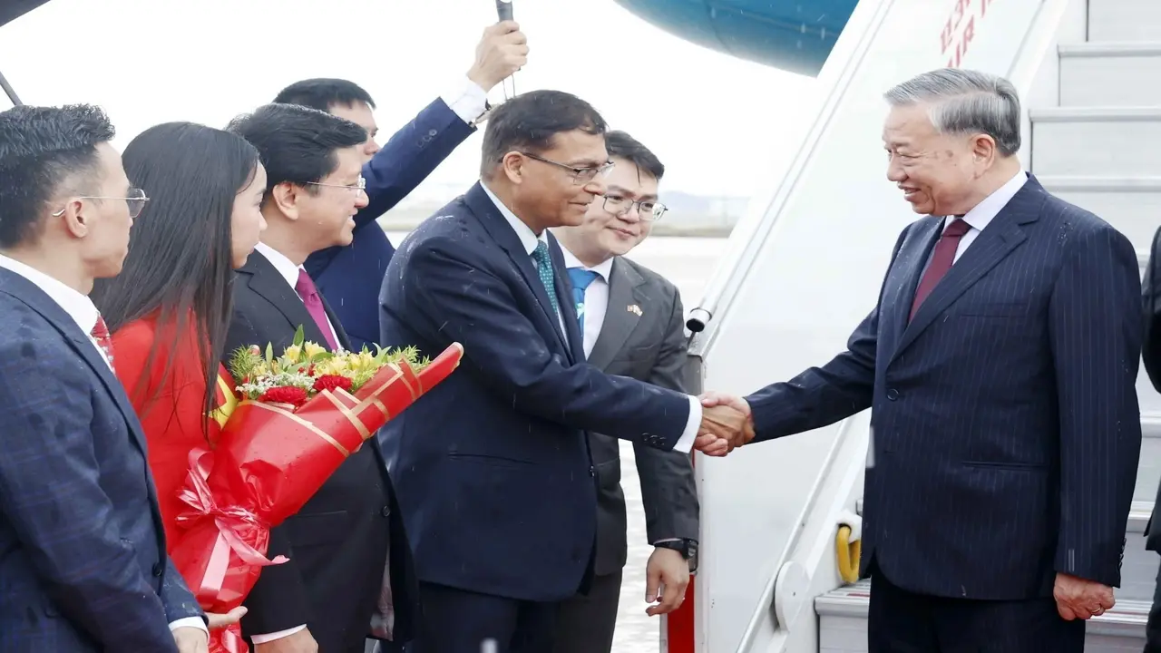 Tổng Bí thư, Chủ tịch nước Tô Lâm bắt đầu thăm cấp Nhà nước Cộng hòa Ấn Độ
