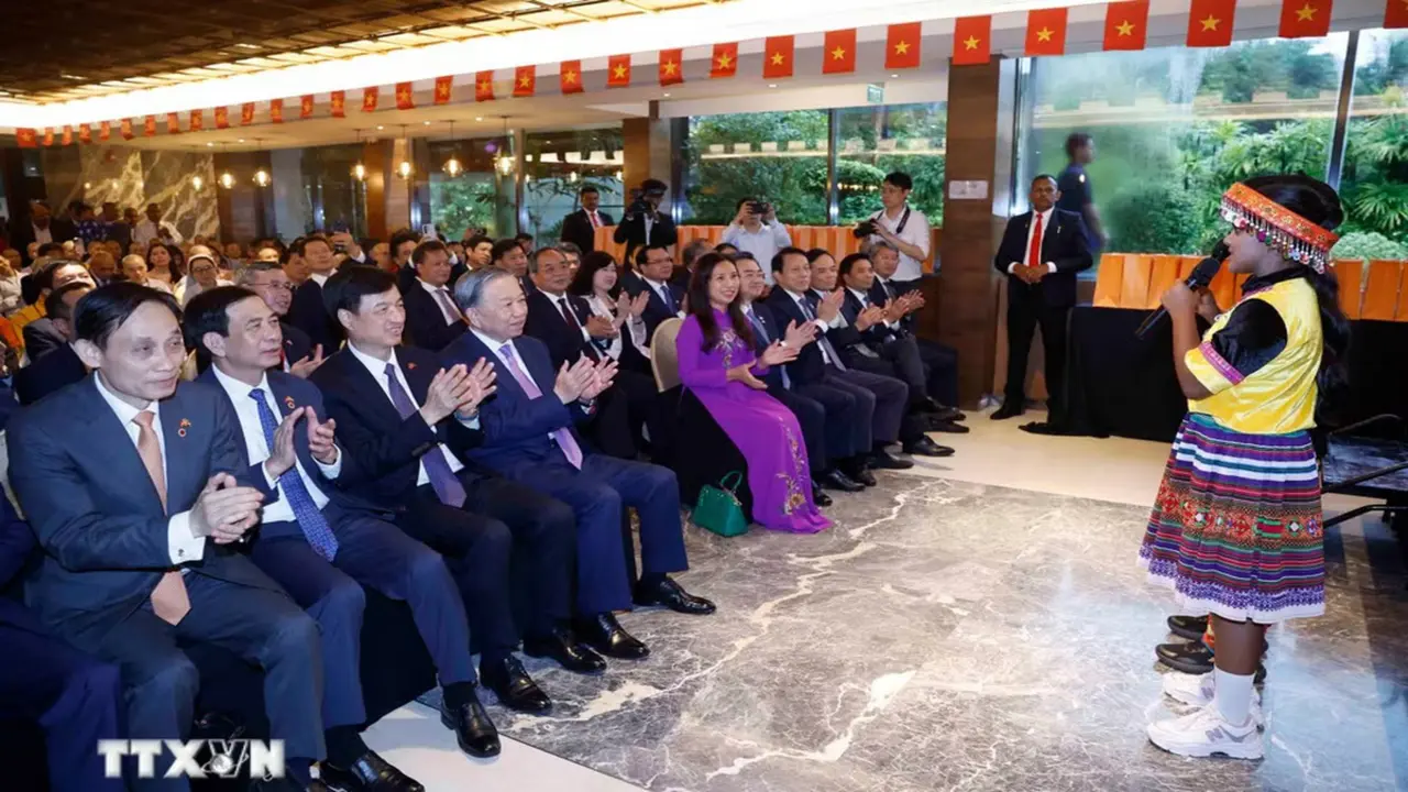 Tổng Bí thư, Chủ tịch nước Tô Lâm mong người Việt tại Sri Lanka phát huy bản sắc văn hóa dân tộc