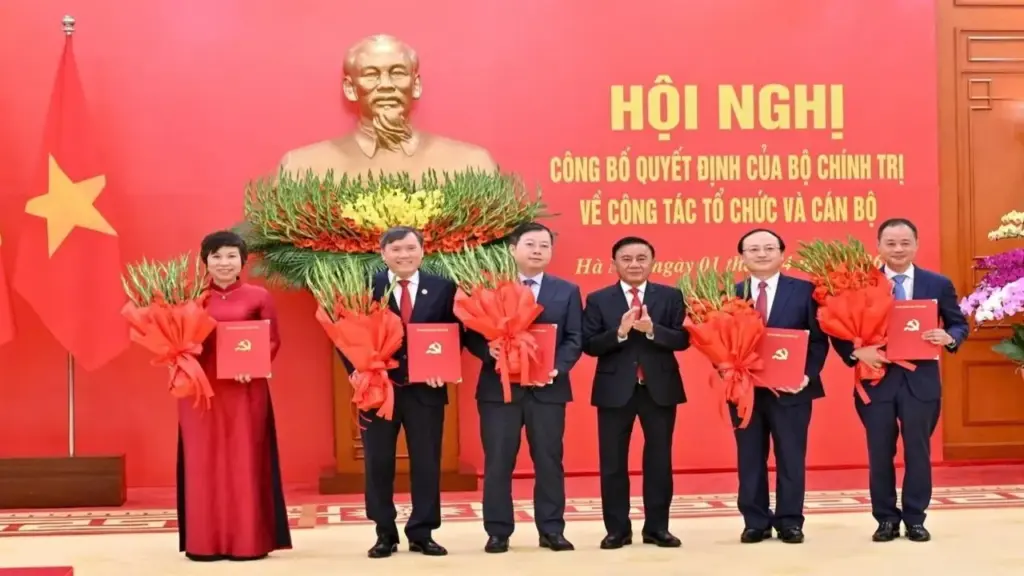 Tổng Giám đốc VTV, VOV và TTXVN là chức danh lãnh đạo Bộ Chính trị quản lý