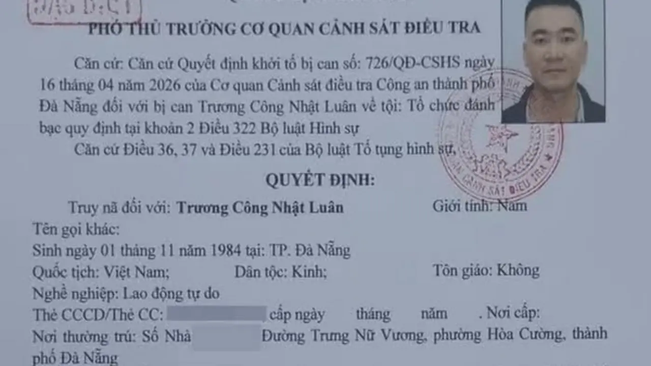 Truy nã 'ông trùm' đường dây cá độ bóng đá hơn 350 tỉ đồng