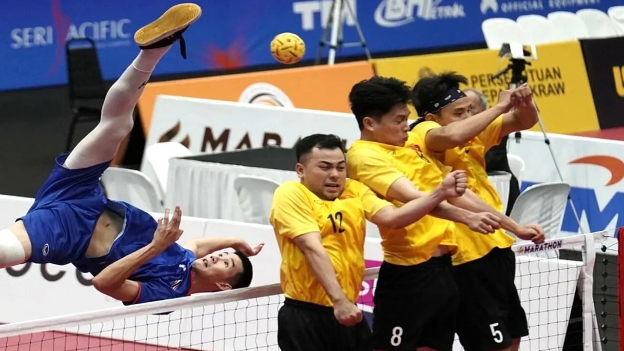 Tuyển cầu mây Việt Nam thắng Thái Lan ở World Cup