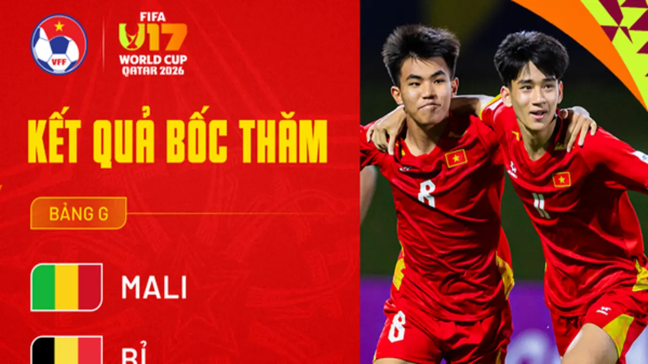 U.17 Việt Nam rơi bảng đấu khó ở World Cup, sếp lớn VFF tuyên bố đặc biệt