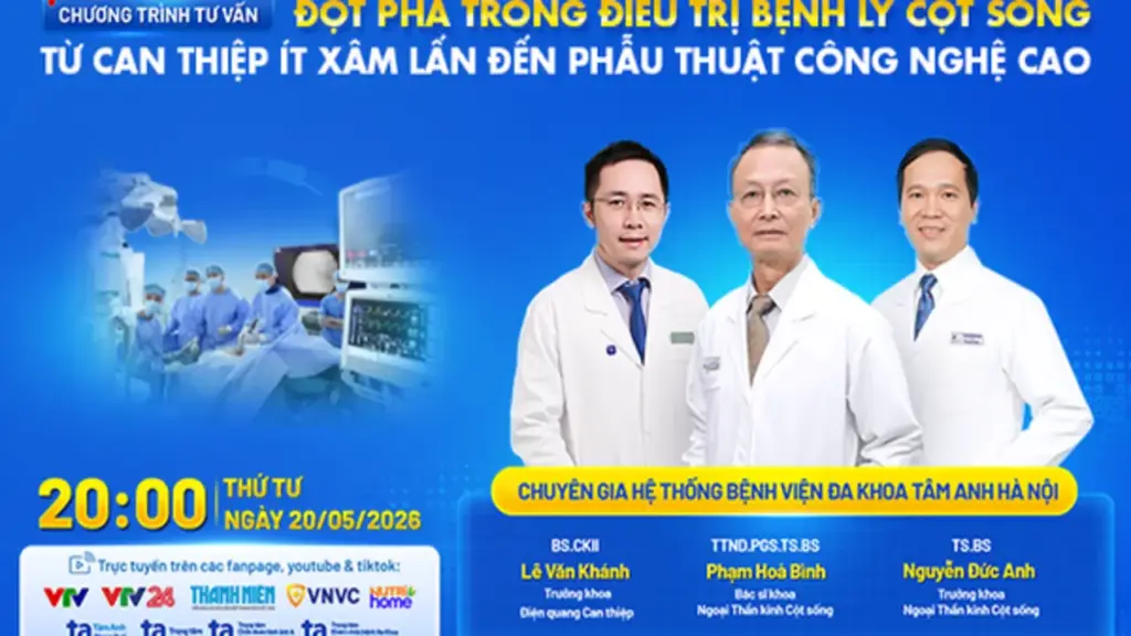 Ứng dụng công nghệ cao trong điều trị các bệnh lý cột sống