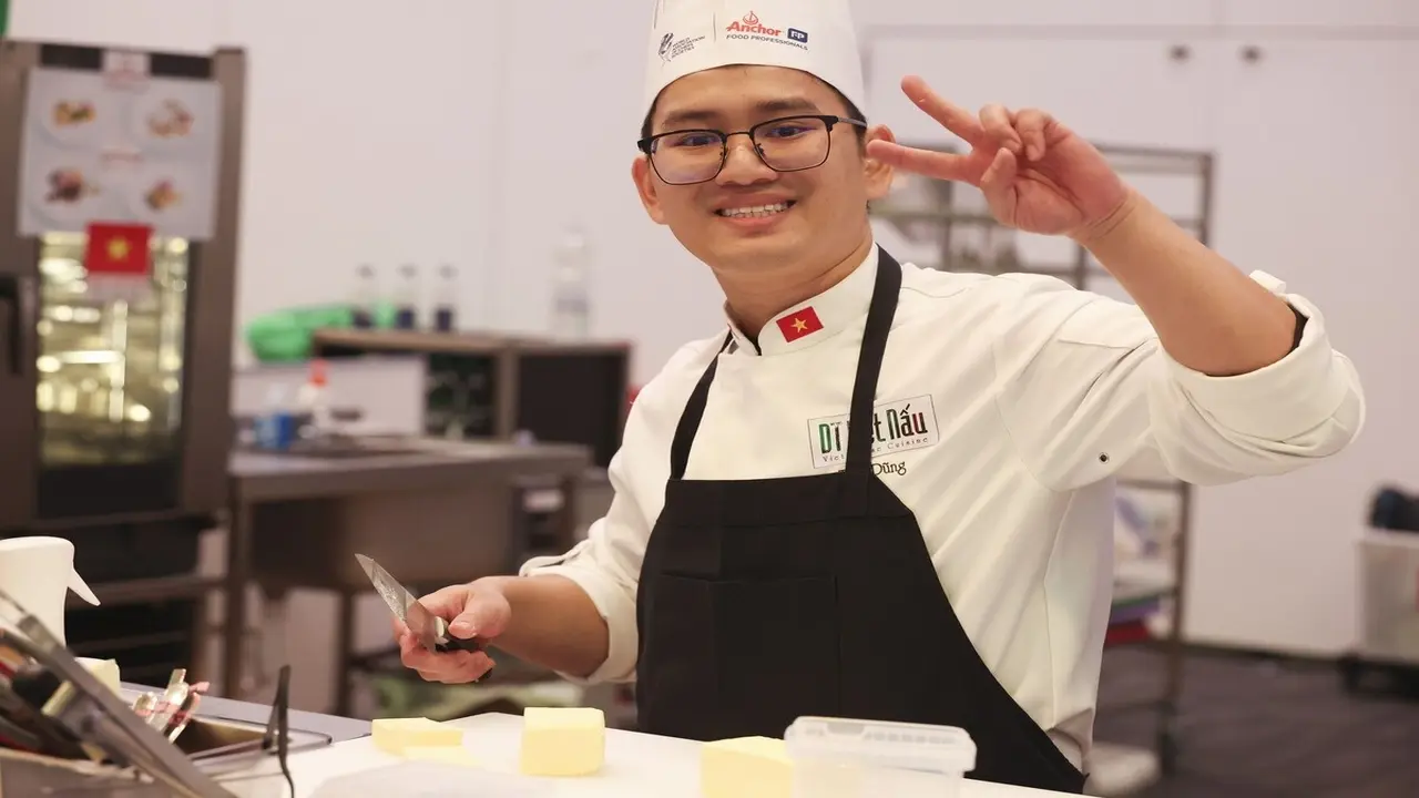 Việt Nam lần đầu giành Huy chương Bạc đầu bếp quốc tế