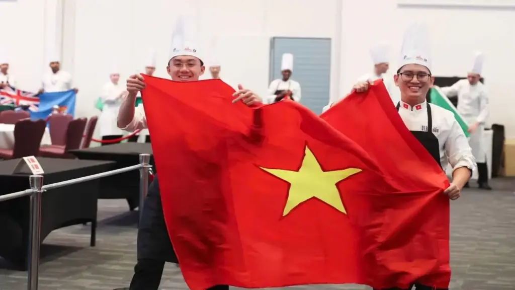 Việt Nam lần đầu giành huy chương bạc đầu bếp toàn cầu