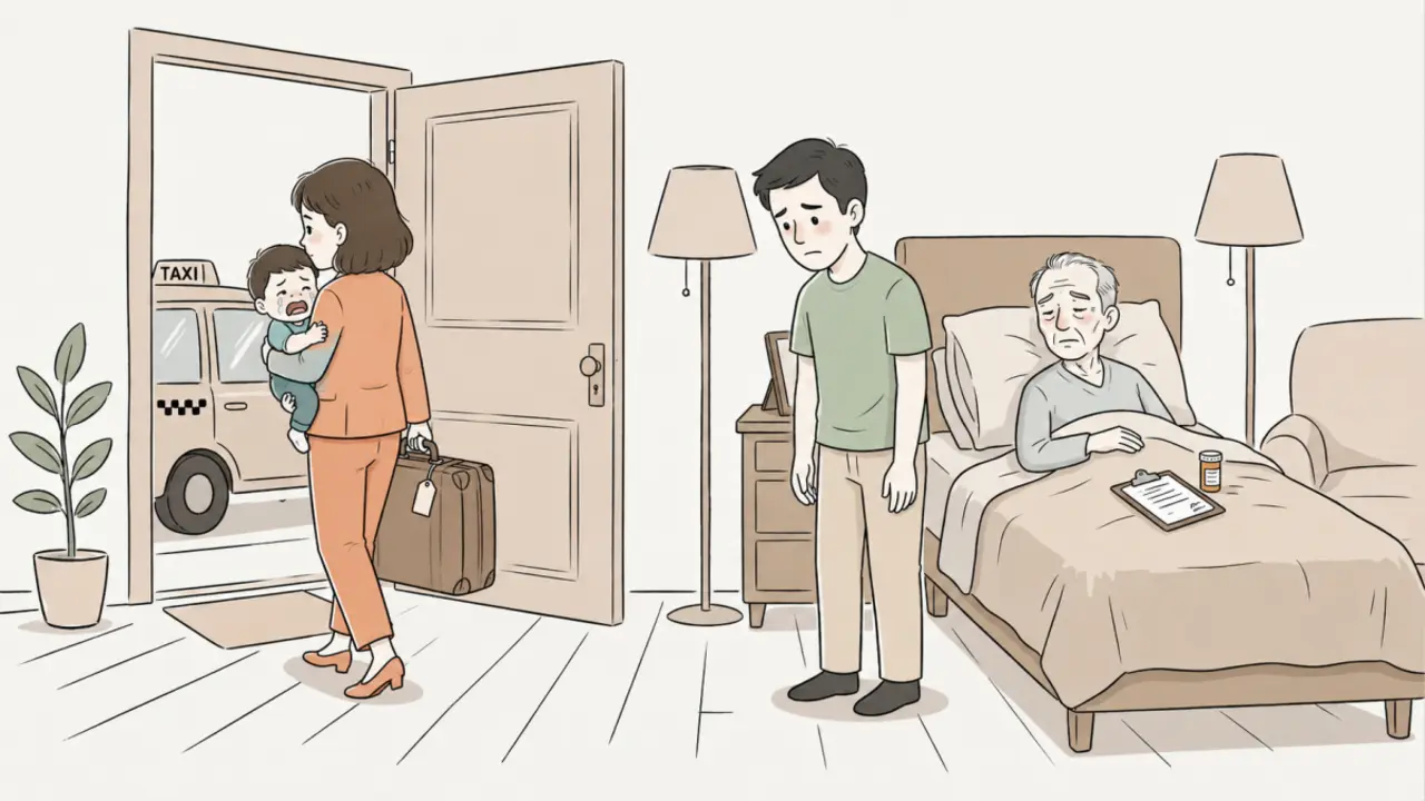 Vợ không cho ba tôi nhìn mặt cháu nội trước lúc ra đi