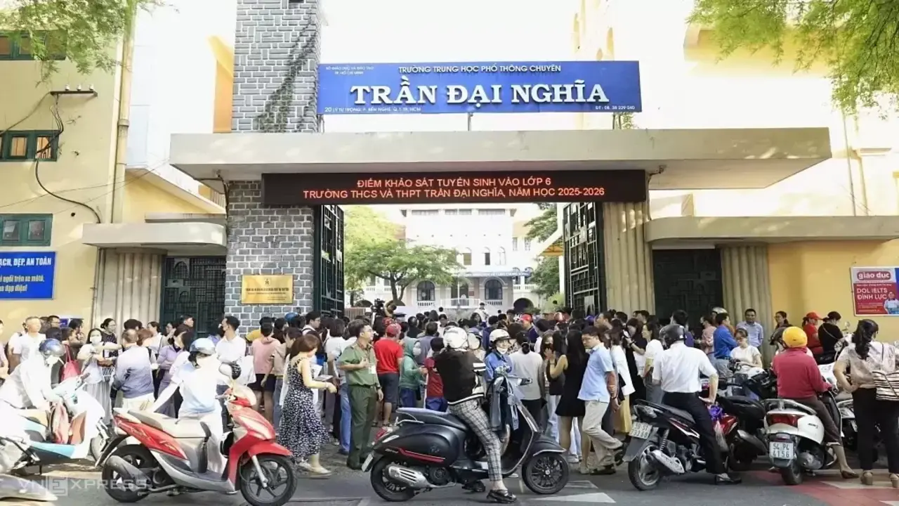 '1 chọi 12' vào lớp 6 trường Trần Đại Nghĩa