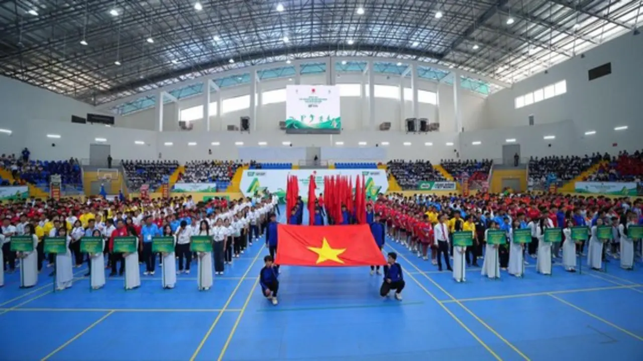 30 đoàn thể thao học sinh tranh tài Giải Thể thao học sinh phổ thông toàn quốc