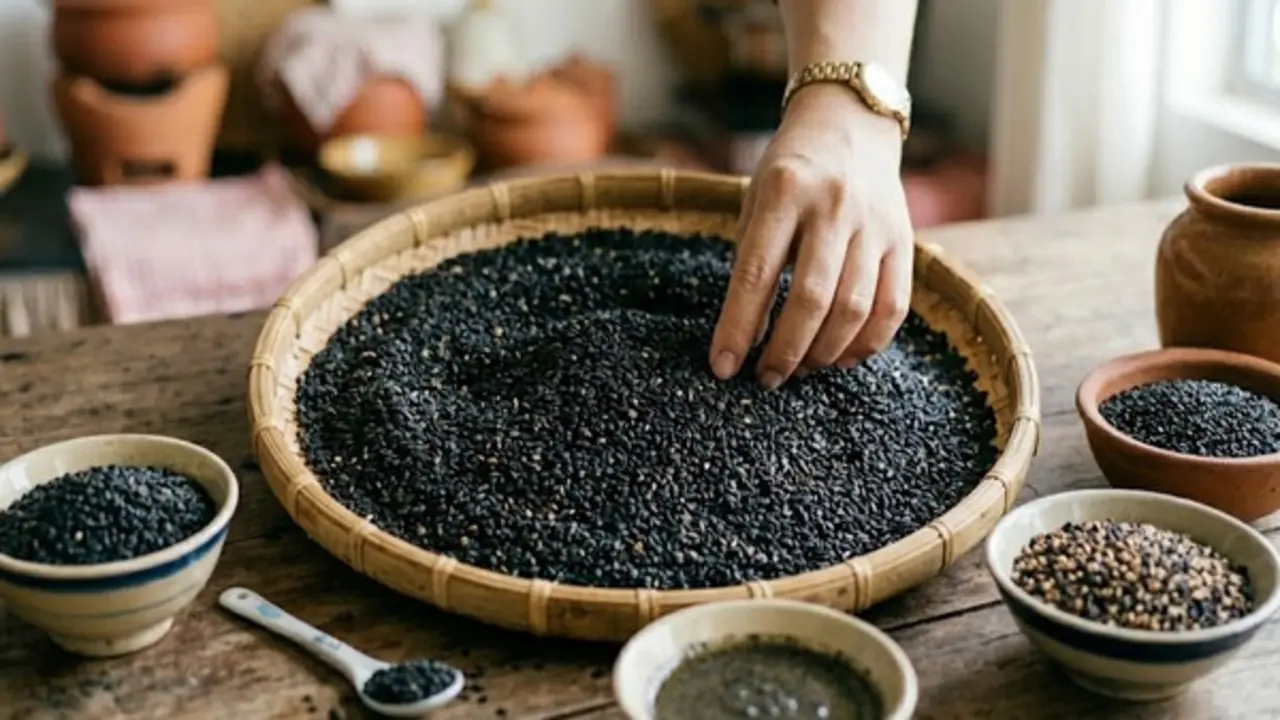 Ăn mè đen có thực sự giúp làm chậm bạc tóc? Bác sĩ giải đáp