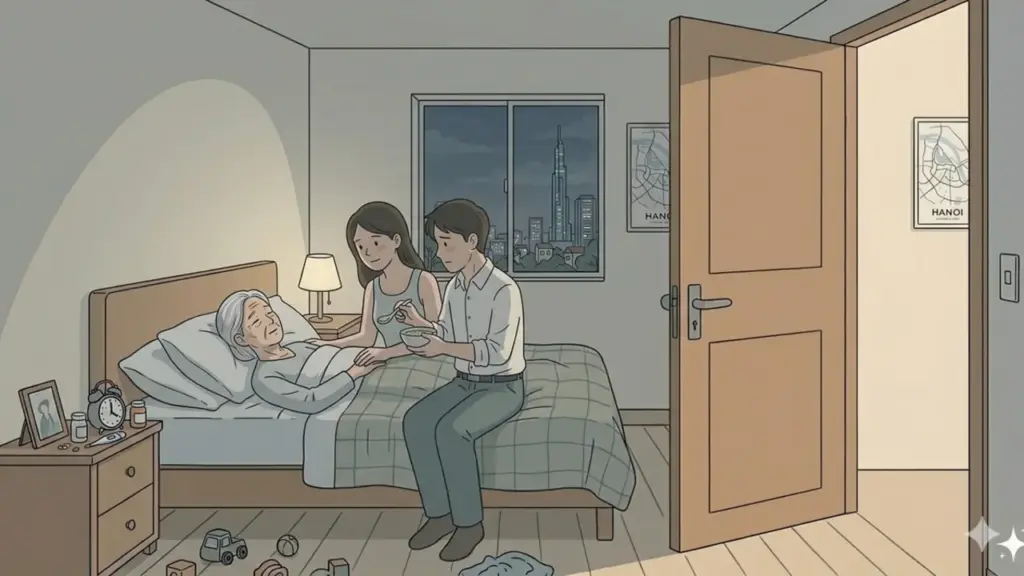 Anh trai bảo tôi đưa 200 triệu mới cho mẹ về ở cùng