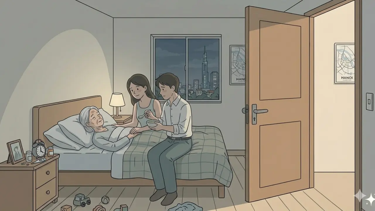 Anh trai bảo tôi đưa 200 triệu mới cho mẹ về ở cùng