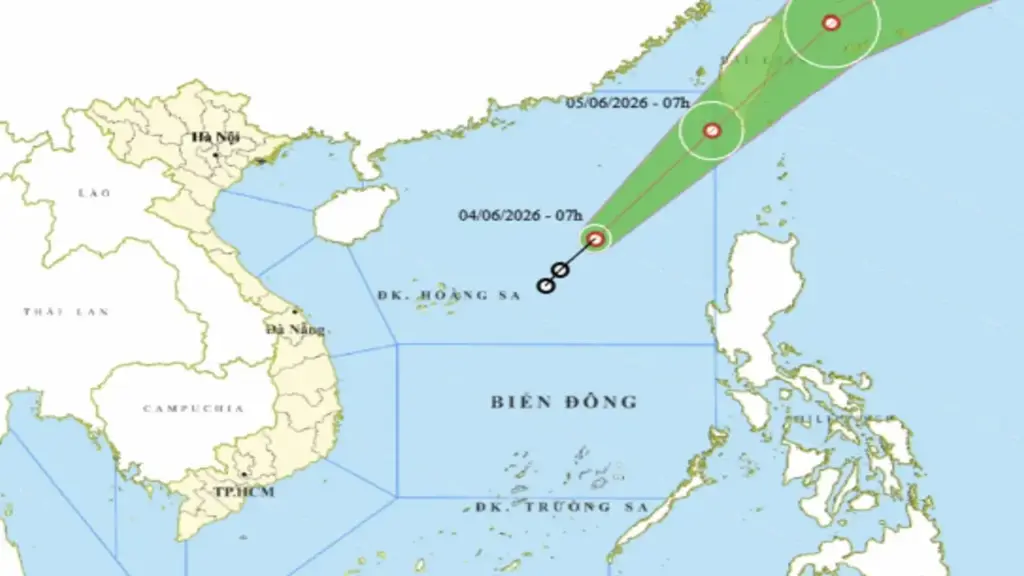 Áp thấp nhiệt đới đầu tiên năm 2026 không hướng vào đất liền Việt Nam
