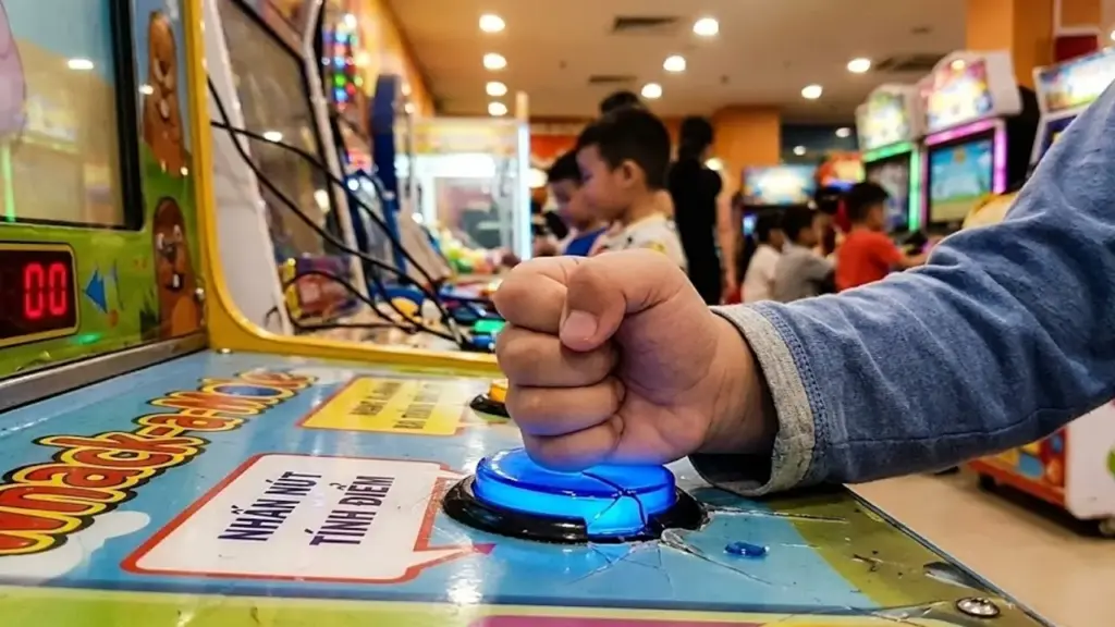 Bất lực với đứa trẻ phá đồ trong khu vui chơi