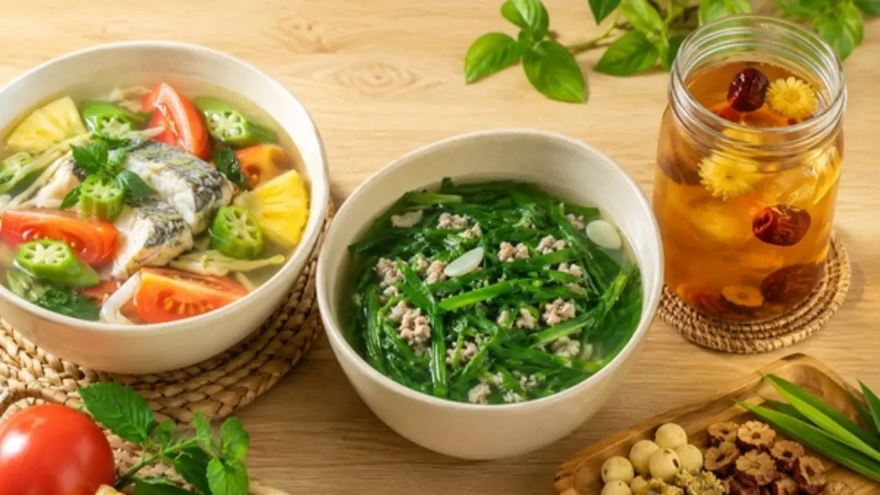 'Bẫy giải nhiệt’ mùa nóng: Canh chua, nước mát tưởng tốt nhưng có thể ảnh hưởng huyết áp