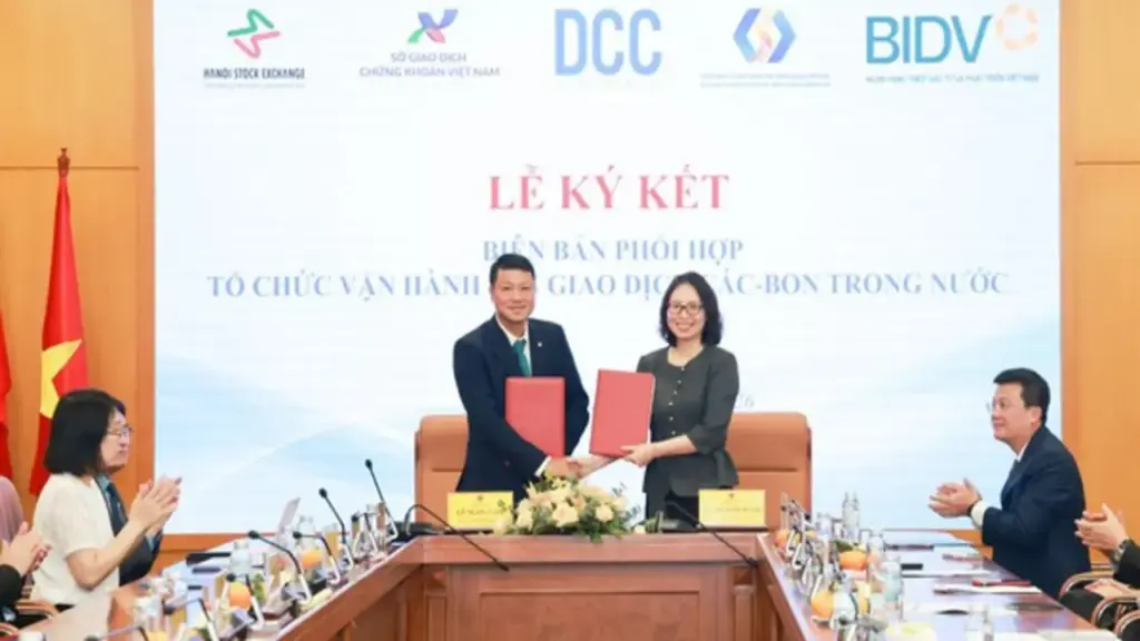 BIDV phối hợp tổ chức vận hành sàn giao dịch Các-bon trong nước