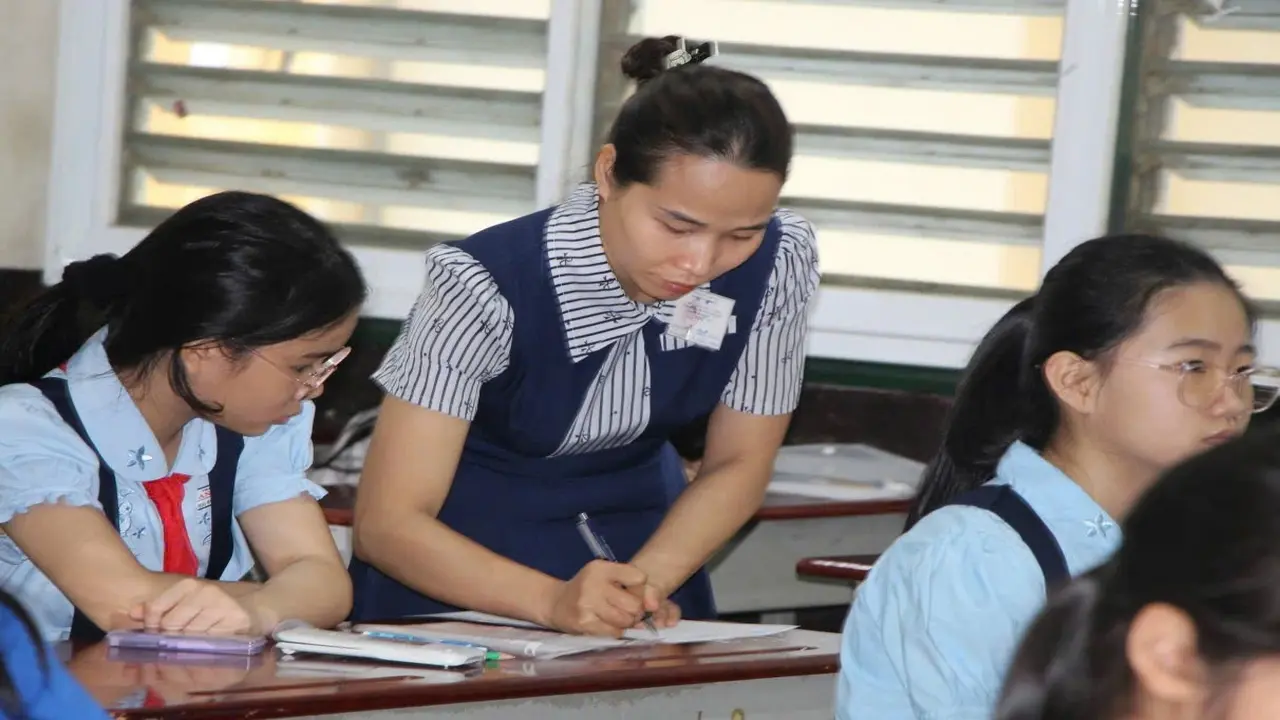 Biến động tỷ lệ chọi vào lớp 6 tại 5 trường THCS khảo sát ở TPHCM