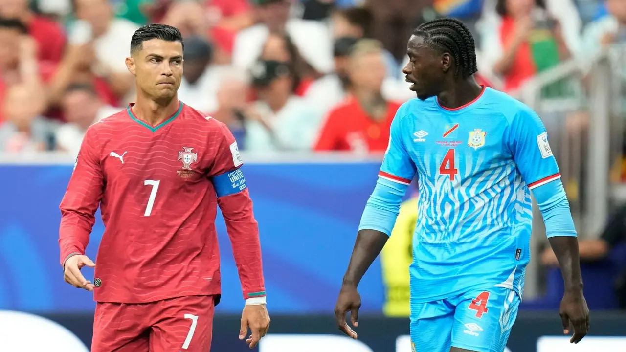 Bồ Đào Nha 1-1 Congo (H2): Ronaldo ngã trong cấm địa